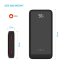 Powerbanka FIXED Zen2 10 s LCD displejem a výstupem PD 20W, 10 000 mAh, černá