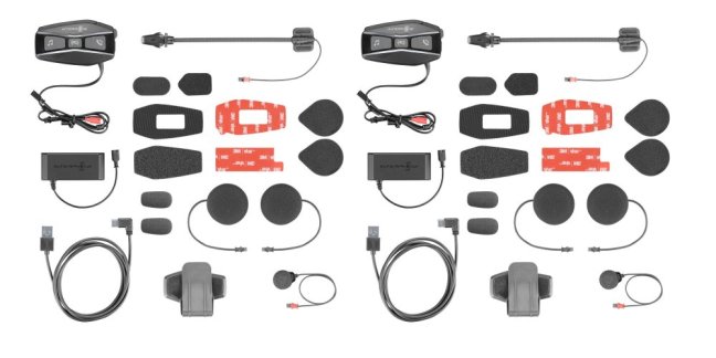 Bluetooth headset pro uzavřené a otevřené přilby Interphone U-COM8R