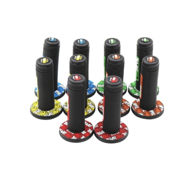 Gumové gripy Protaper pro motokros, enduro nebo silnici černo červené