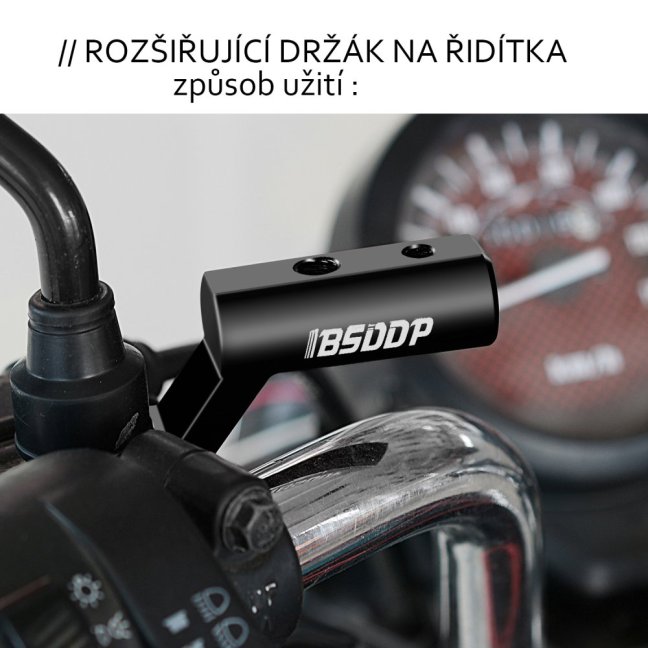 Rozšiřující držák na příslušenství Aluminium