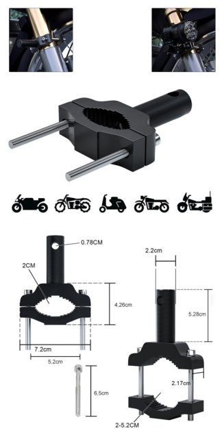 Držák přídavných světel