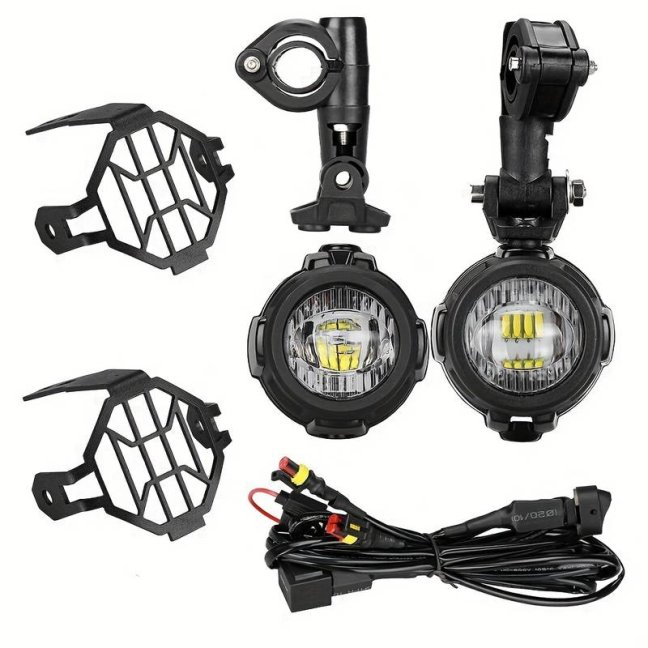 Přídavná mlhová světla na motorku – Auxiliary LED lights