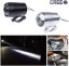 Přídavná LED světla na motorku U2 CREE stříbrná- 2 KUSY + vypínač