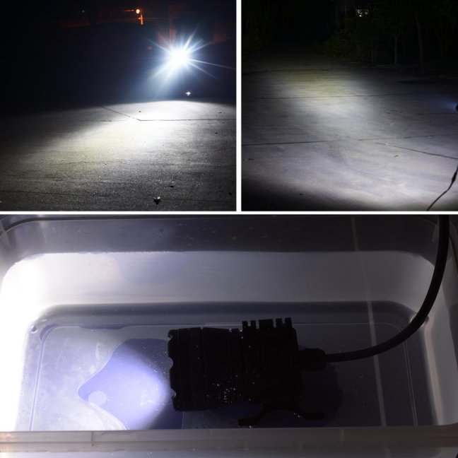 Přídavná LED světla na motorku X1 sada 2kusy + vypínač + kabeláž