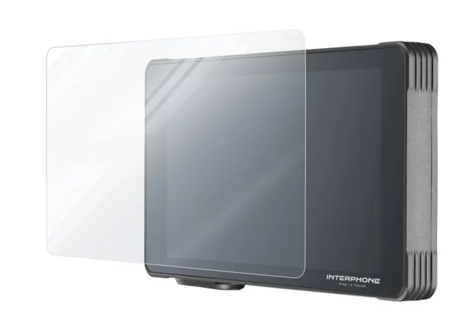 Interphone displej RideSync – Zrcadlení na motorku s ochranným sklem
