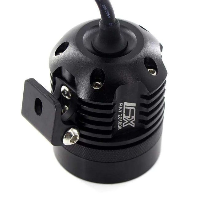 Přídavná LED světla na motorku X6 sada - 2kusy + vypínač + kabeláž