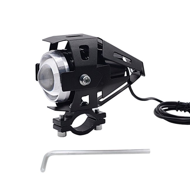 Přídavná LED světla na motorku U5 CREE – 2 KUSY + vypínač