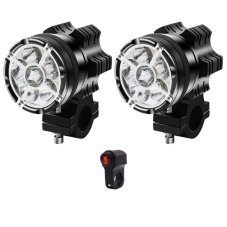 Přídavná LED světla na motorku X2 sada mřížka 2kusy + vypínač + kabeláž