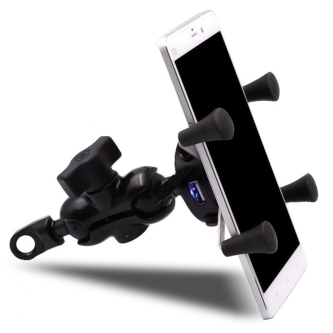 X holder – držák pro mobil na motorku na řidítka bez nabíjení
