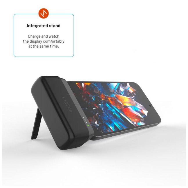 Powerbanka FIXED Zen 5 Plug-in s výstupem PD 20W, 5 000 mAh, černá