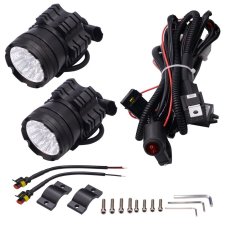 Přídavná LED světla na motorku X1 sada 2kusy + vypínač + kabeláž