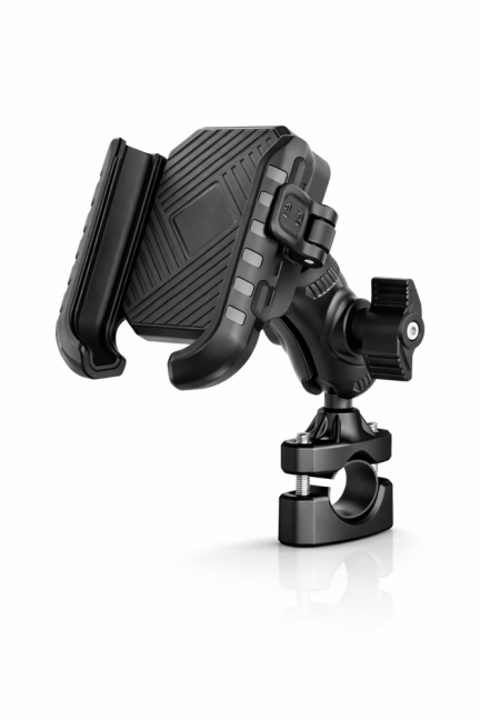 Držák pro mobil na motorku s antiotřesovým adaptérem rychlopojistkou a držákem na gopro kameru