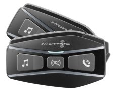 Bluetooth headset pro uzavřené a otevřené přilby Interphone U-COM16, Twin Pack sada 2 kusy