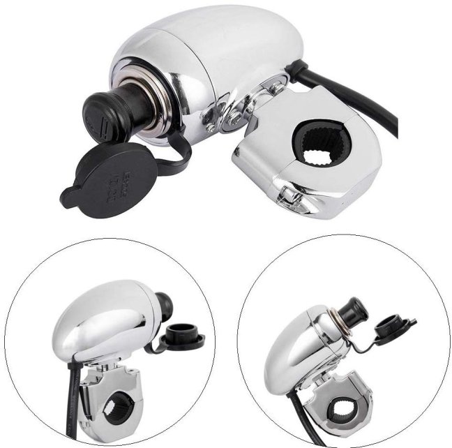 Luxusní Retro zásuvka na motorku 12V