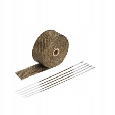 Termoizolační páska na svody žáruvzdorná Bronzová 2mm 50mm 10M