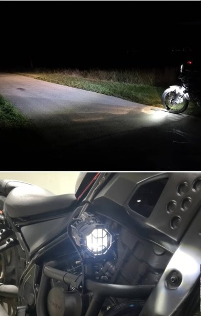 Přídavná mlhová světla na motorku – Auxiliary LED lights