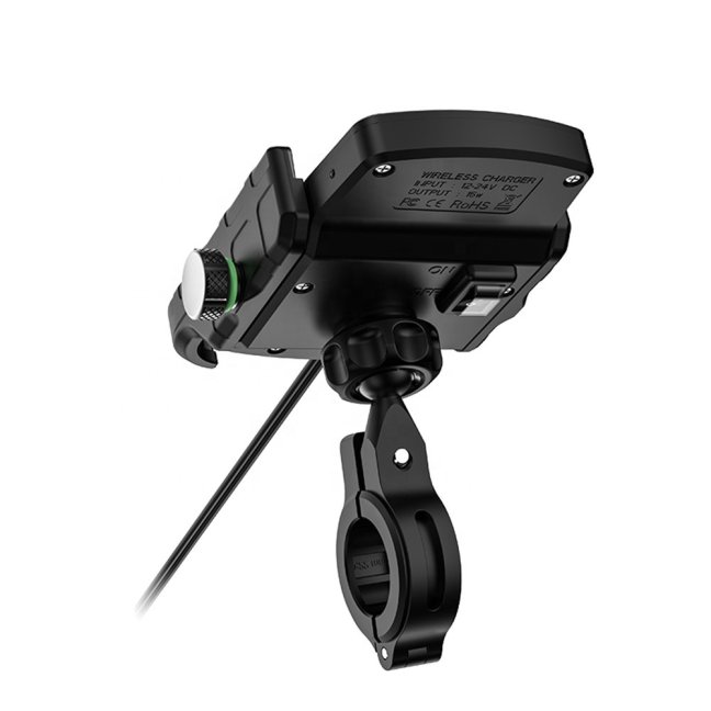 Držák mobilu na motorku s USB nabíjením Quickcharge 3.0