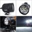 Přídavná LED světla na motorku X6 sada - 2kusy + vypínač + kabeláž