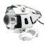 Přídavná LED světla na motorku U5 CREE stříbrná – 2 KUSY + vypínač