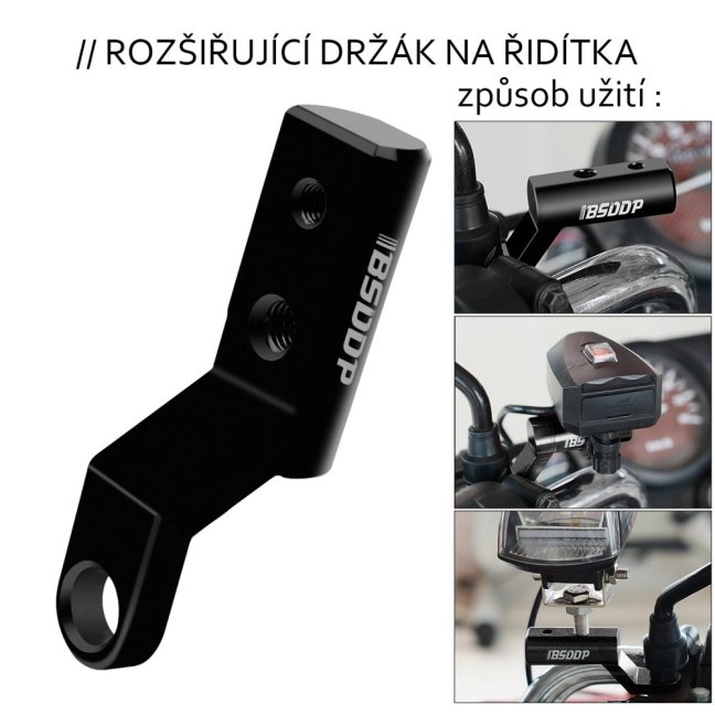 Rozšiřující držák na příslušenství Aluminium