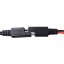 Zásuvka COMPACT2 na motorku 12v s vypínačem, voltmetrem, 1xUSB-A a 1xUSB-C, QuickCharge 3,4A, kompaktní 2 - Barva voltmetru zásuvky: červené číslice voltmetru