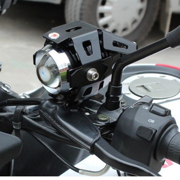 Přídavná LED světla na motorku U5 CREE – 2 KUSY + vypínač