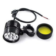 Přídavná LED světla na motorku X6 sada - 2kusy + vypínač + kabeláž