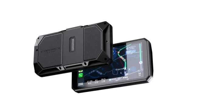 Interphone displej RideSync BMW – Zrcadlení na motorku