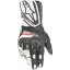 Rukavice na motorku Alpinestars SP-8 černo bílé - Velikost: L