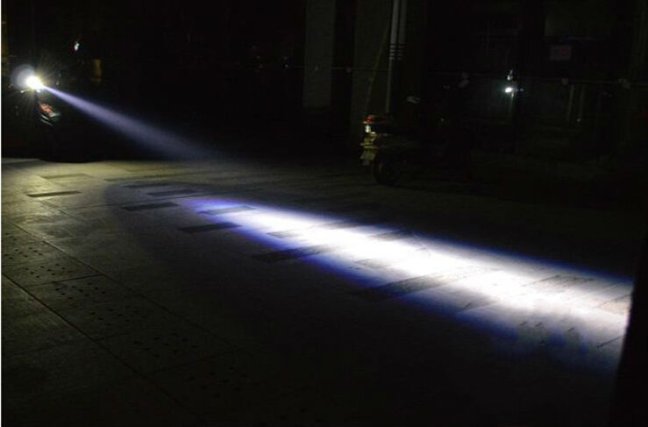 Přídavná LED světla na motorku Mini U7 s chipem CREE LED - 2 KUSY + vypínač