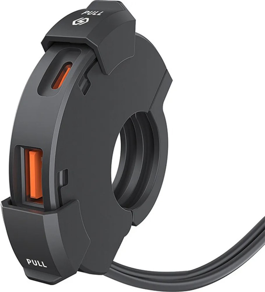 Vodotěsná zásuvka THROTTLE CHARGER na řidítka